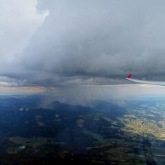 Flugwegposition um 11:19:47: Aufgenommen in der Nähe von Gemeinde Semriach, Österreich in 2522 Meter